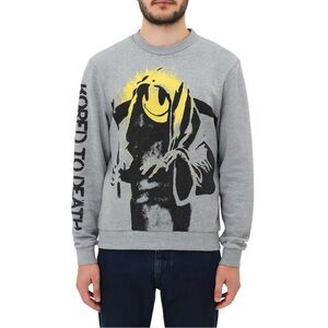 BRANDALISED by ELEVENPARIS Bored to Death Bored Reaper Crewneck Sweatshirt